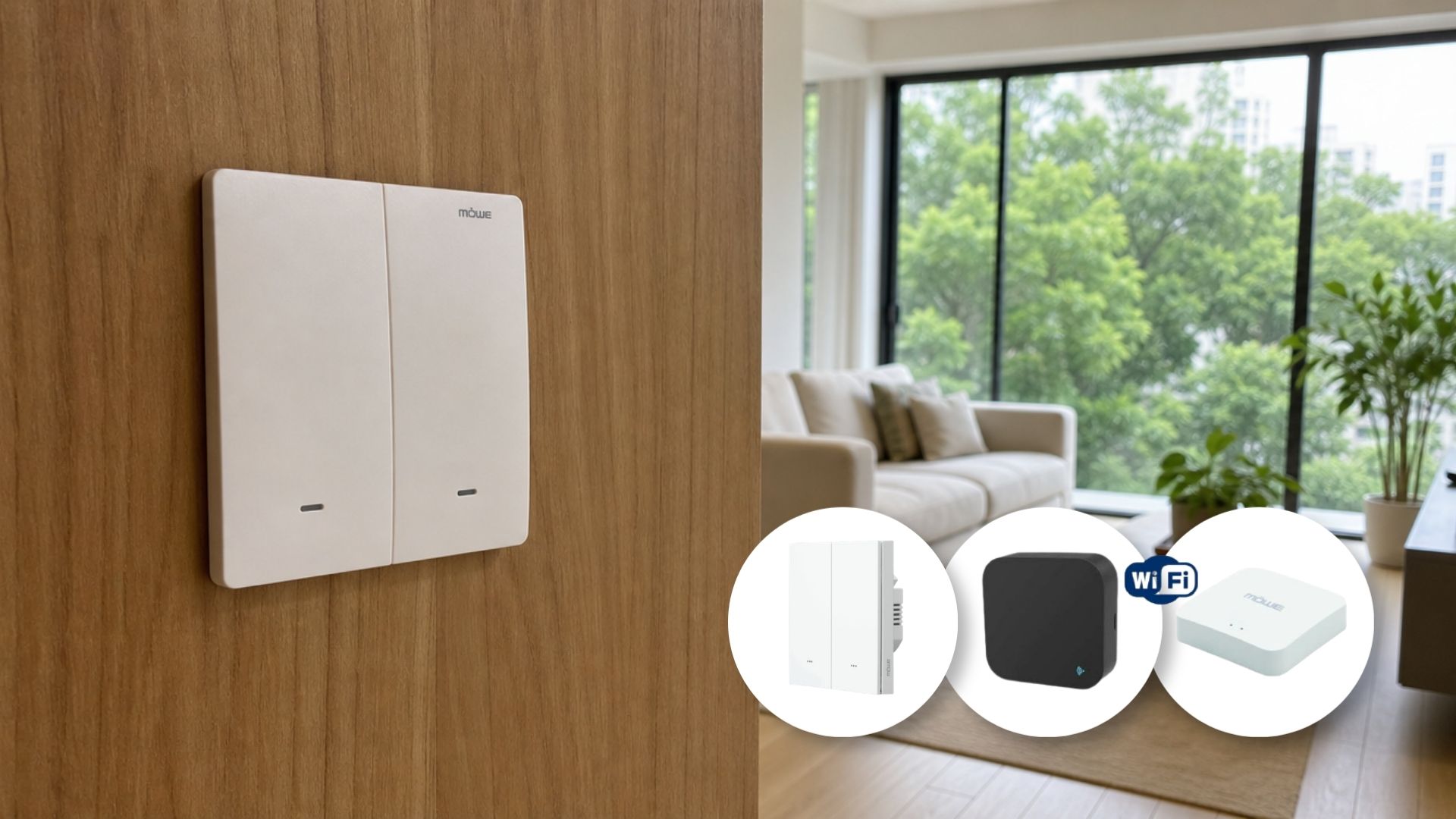 Essential setup: a smart switch with IR remote and hubs in a Singapore home